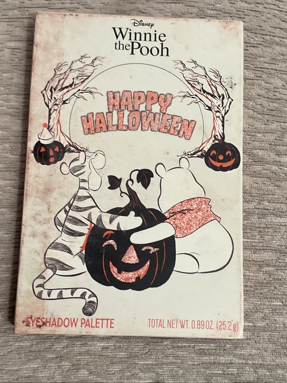 Disney Winnie the Pooh Halloween Eyeshadow Palette - Pink, Black, Orange